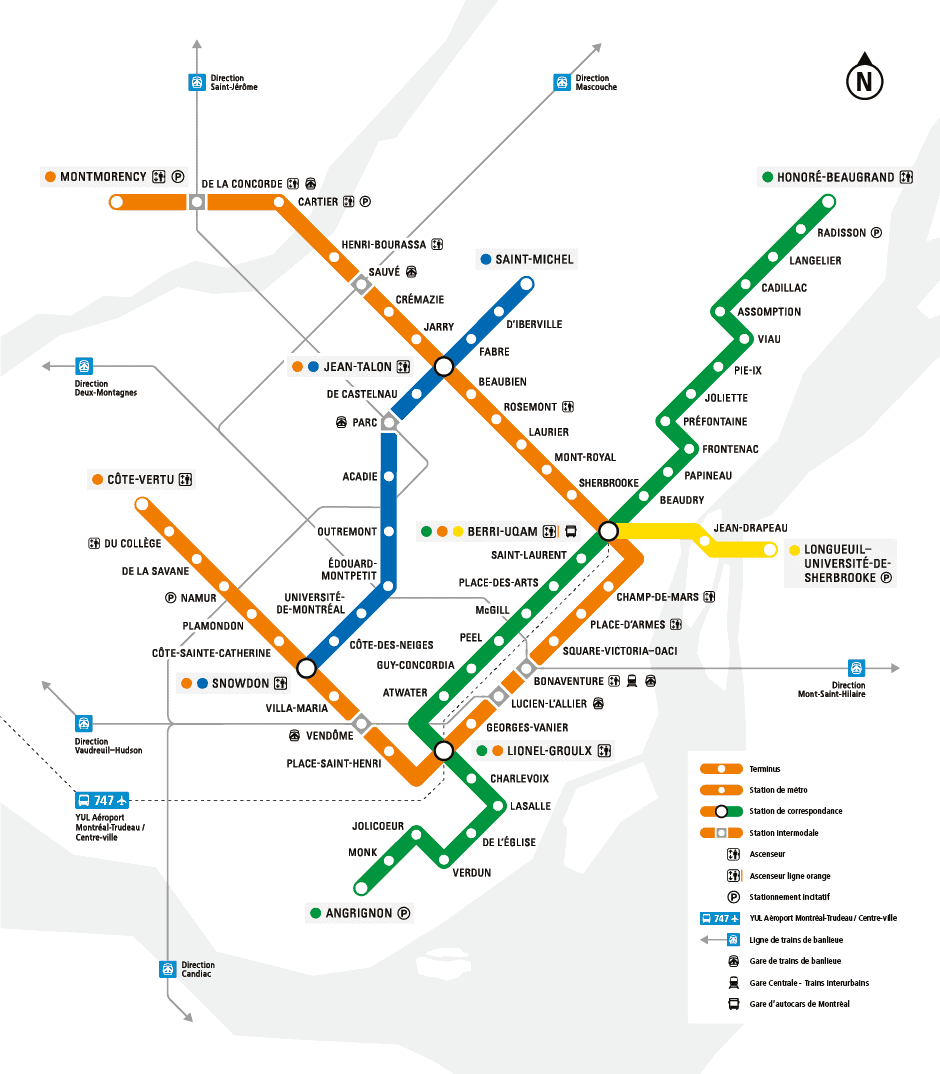 montreal metro plan trip